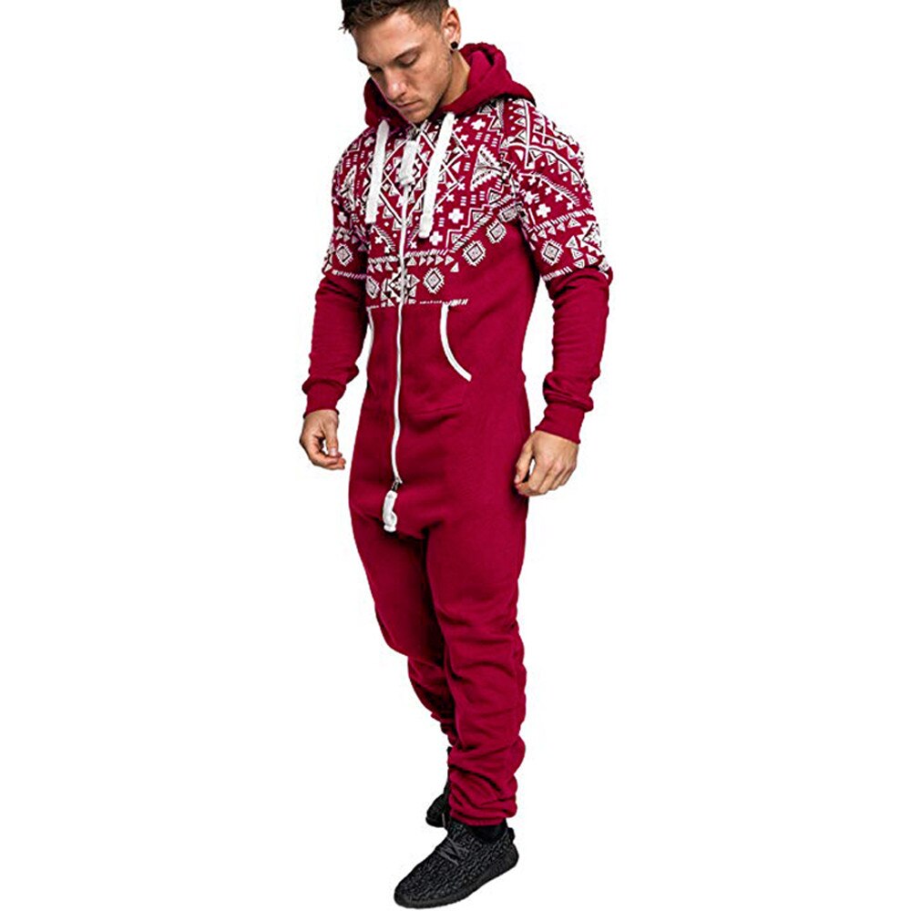 Printed Men's Onesie