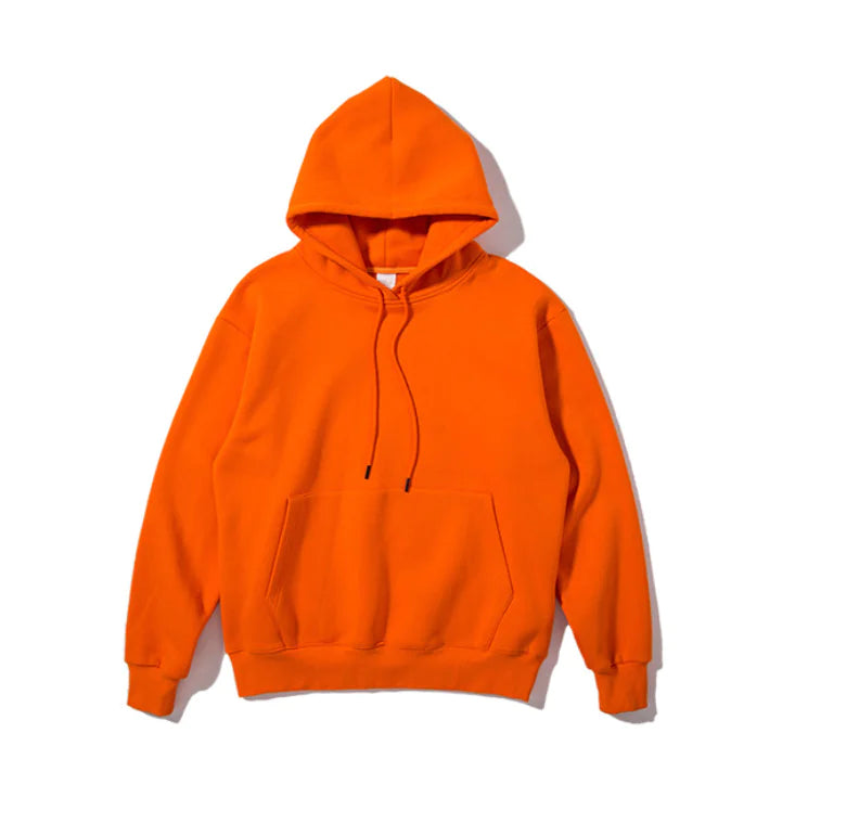 Thick Fleece Oversized Hooded Sweatshirt for Men