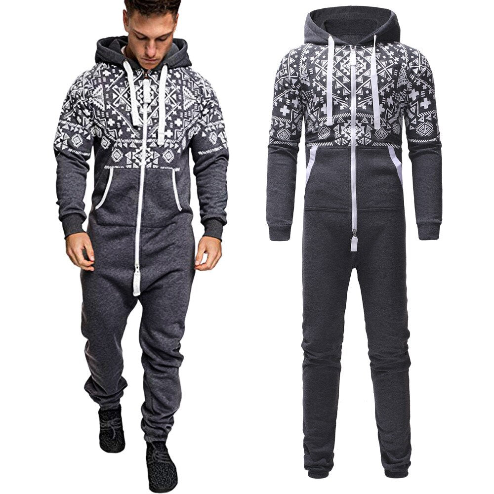 Printed Men's Onesie