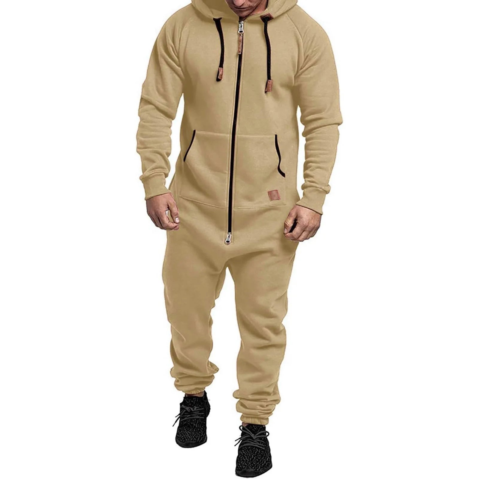 Hoodie Zipper Jumpsuit