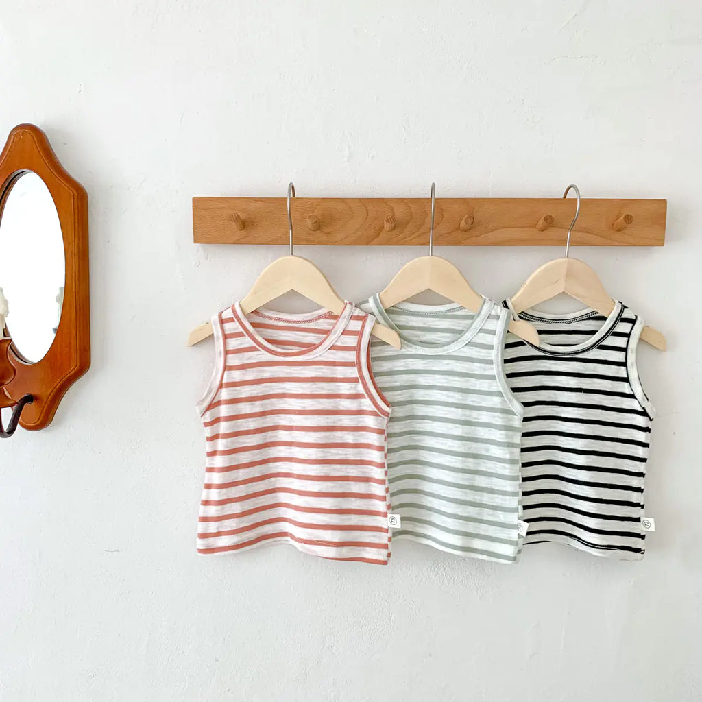 Baby Striped Sleeveless Vest