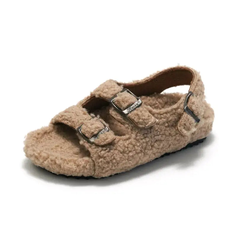 Fleece-lined Children's Cork Slippers
