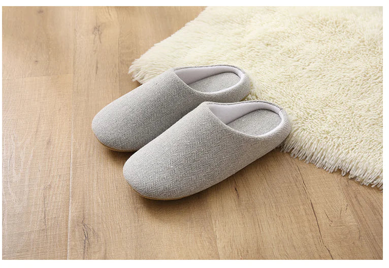 Men's Cotton-Linen Slippers
