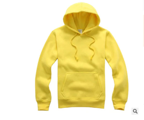 Unisex Cotton Pullover Hoodie