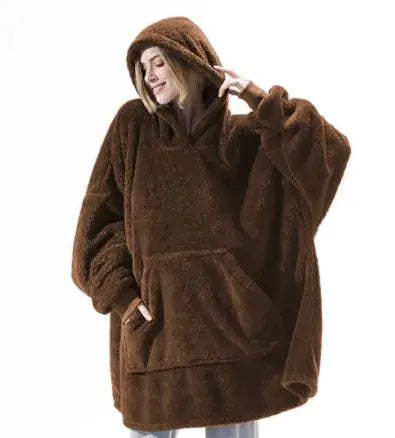 Big Pocket Hooded Blanket