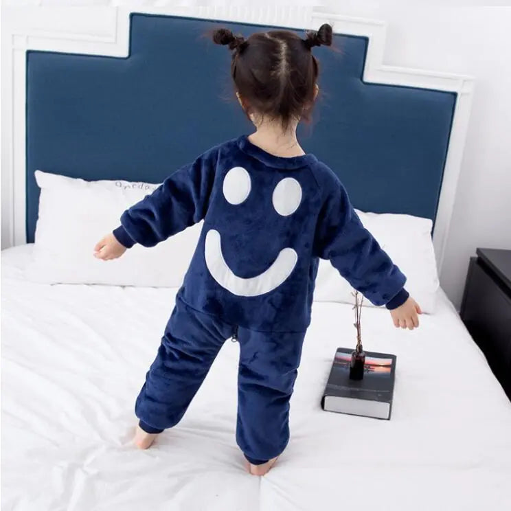 Coral Fleece Baby Sleep Suit