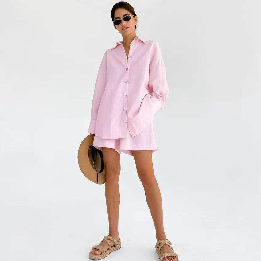 Women's Summer Loose Pajama Set (2 Pieces)
