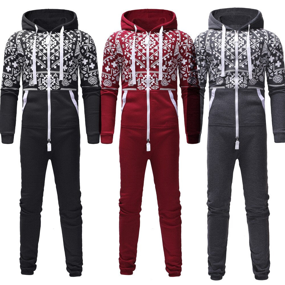 Printed Men's Onesie