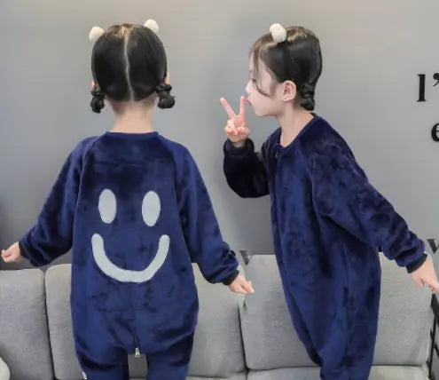 Coral Fleece Baby Sleep Suit