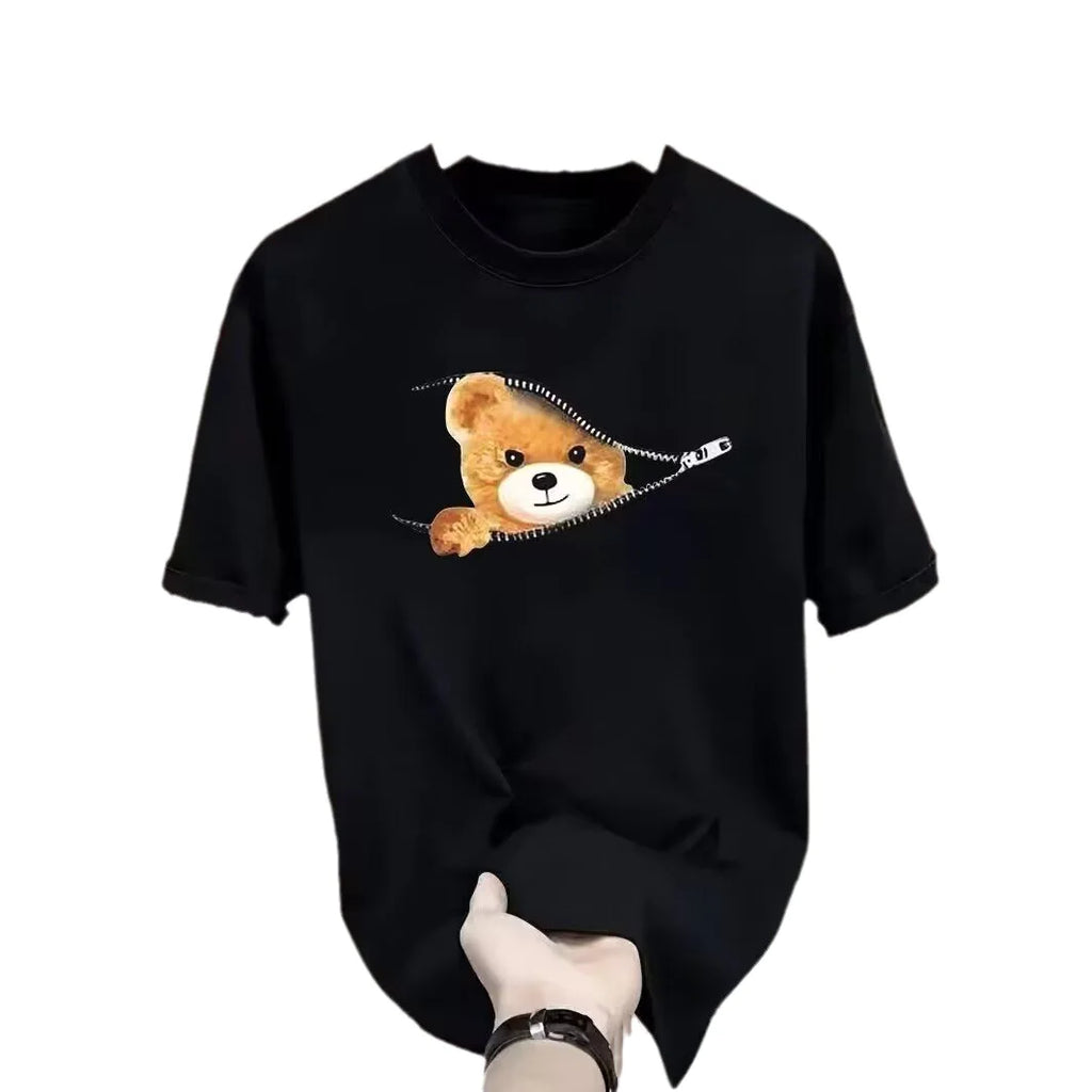 Loose Teddy Bear Short Sleeve Tee