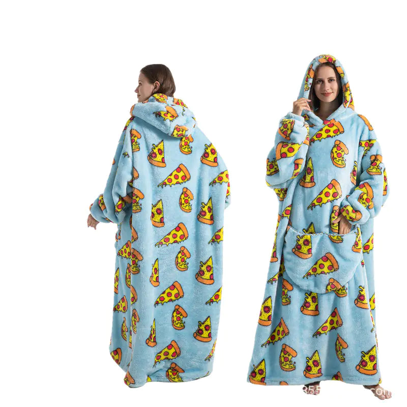 Long Oversized Cozy Blanket Hoodie