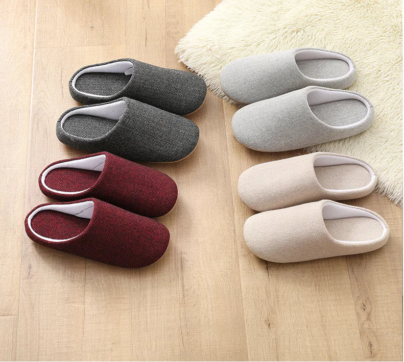 Men's Cotton-Linen Slippers