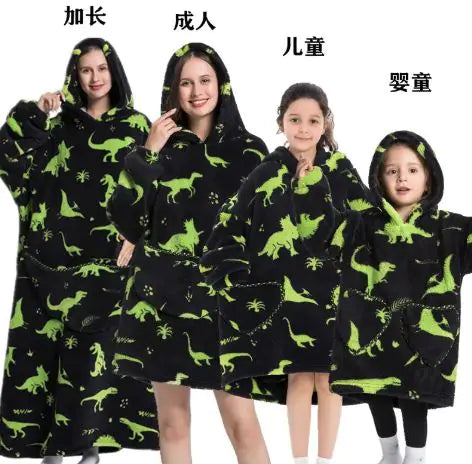 Family Lazy Blanket Hoodie