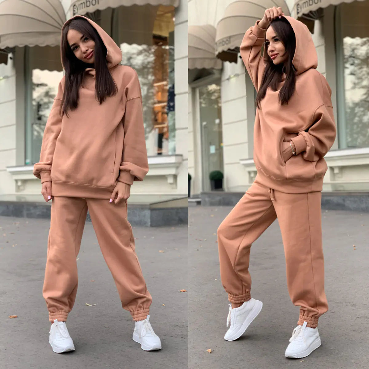 Hoodie & Casual 2-Piece Set