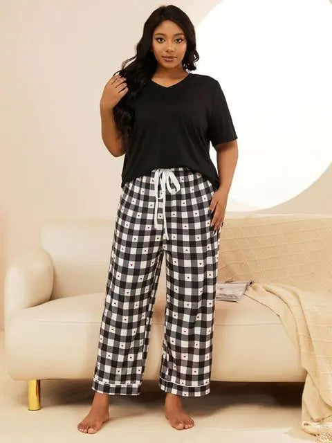 Plus Size Ladies Pyjama Set