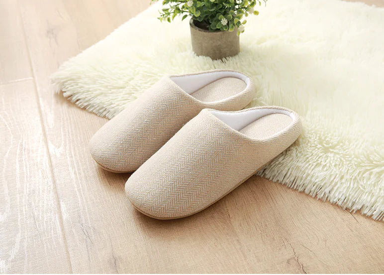 Men's Cotton-Linen Slippers