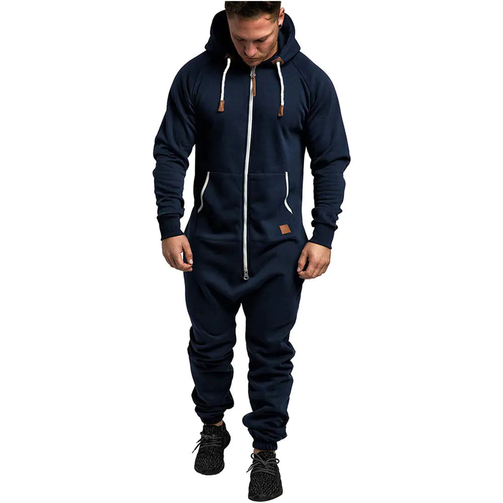 Mens Hooded Fleece Onesie