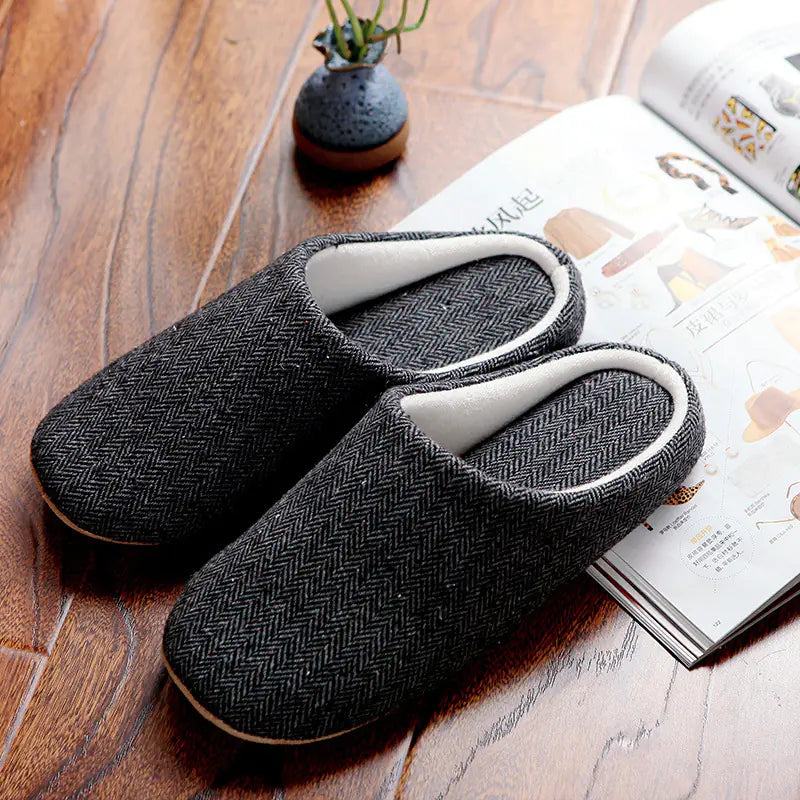 Men's Cotton-Linen Slippers