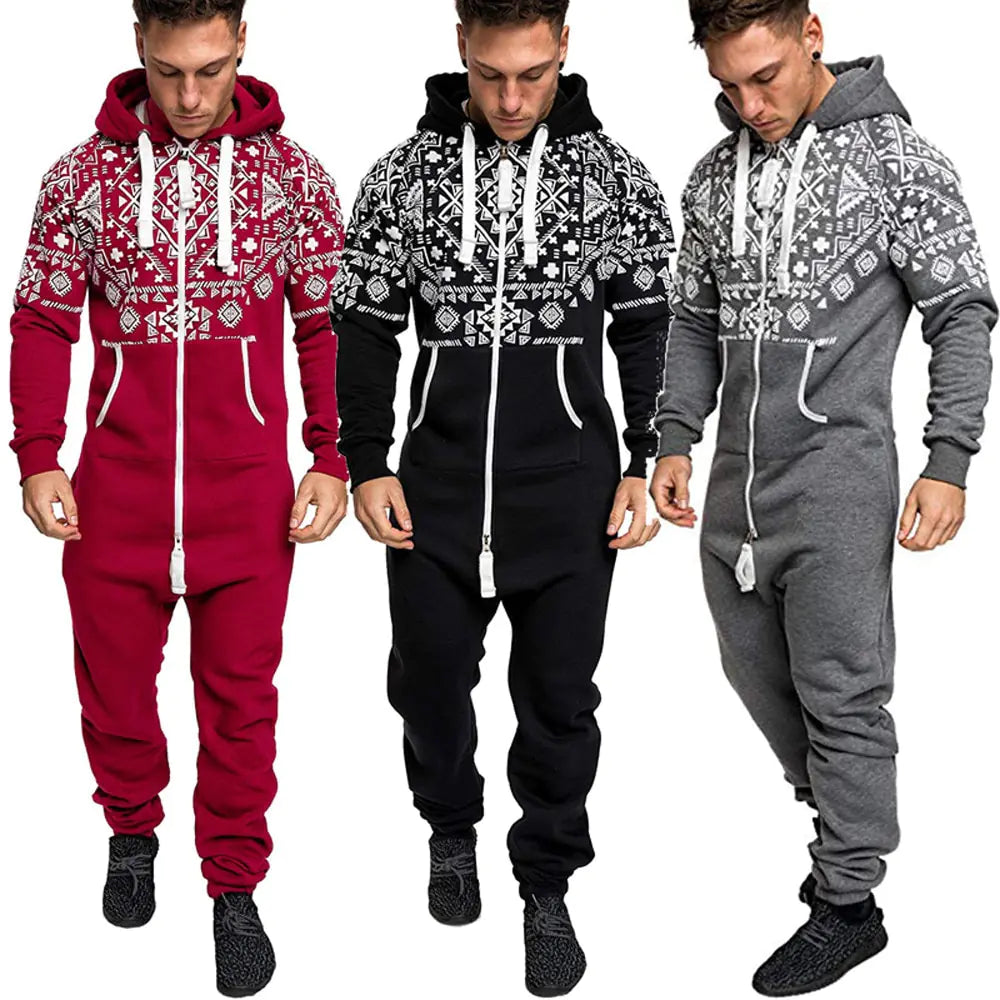 Printed Men's Onesie