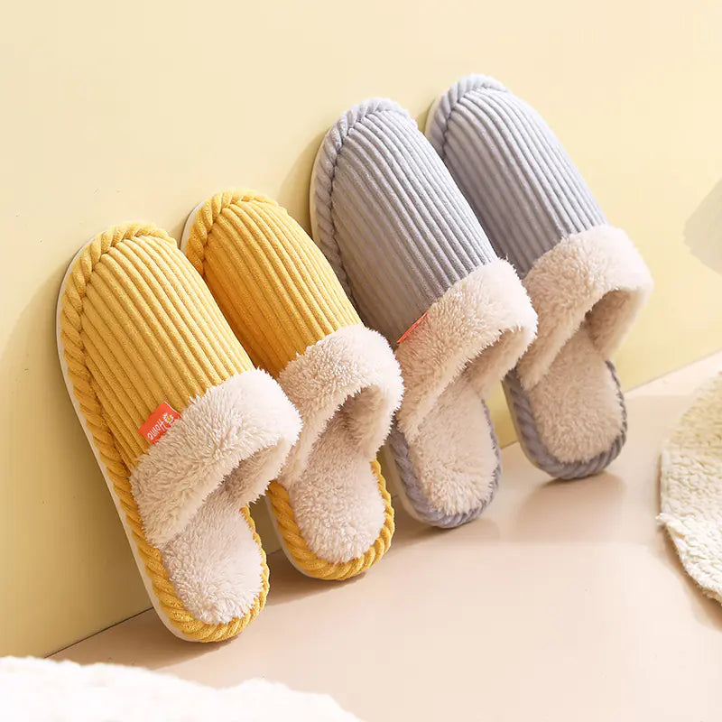 Ladies Corduroy Slippers