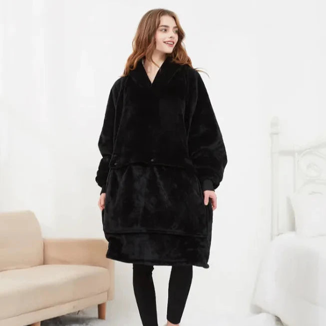 USB Hooded Electric Heating Blanket