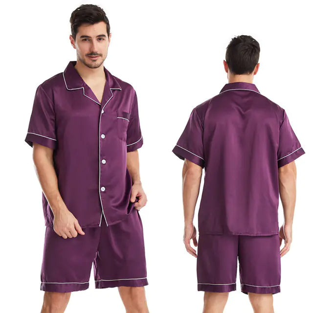 Silk Pajama Set - Short
