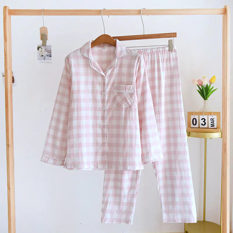 Plaid Pyjamas for Couples
