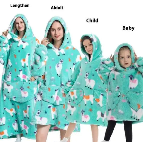 Family Lazy Blanket Hoodie