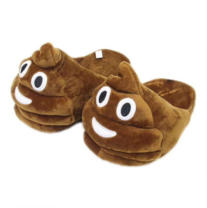 Emoji Fun Turd Slippers