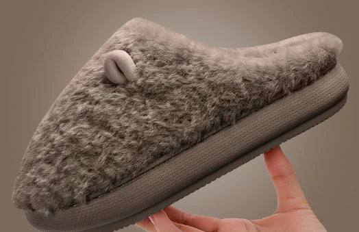 Mouse Ear Wool Slippers