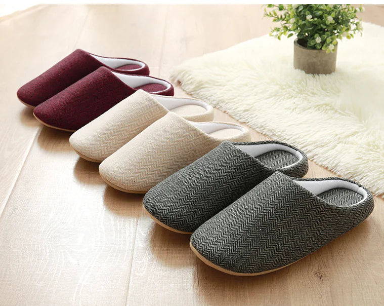 Men's Cotton-Linen Slippers