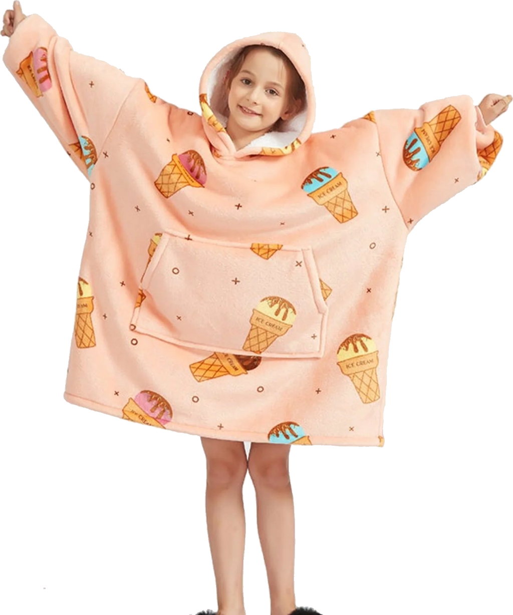 Hooded Lazy Blanket for Children