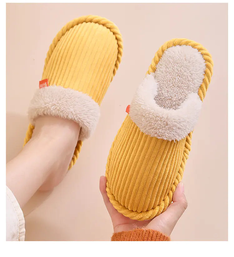Ladies Corduroy Slippers