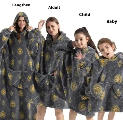 Family Lazy Blanket Hoodie