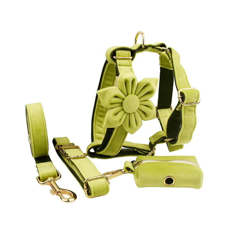 Velvet Fabric Dog Collar