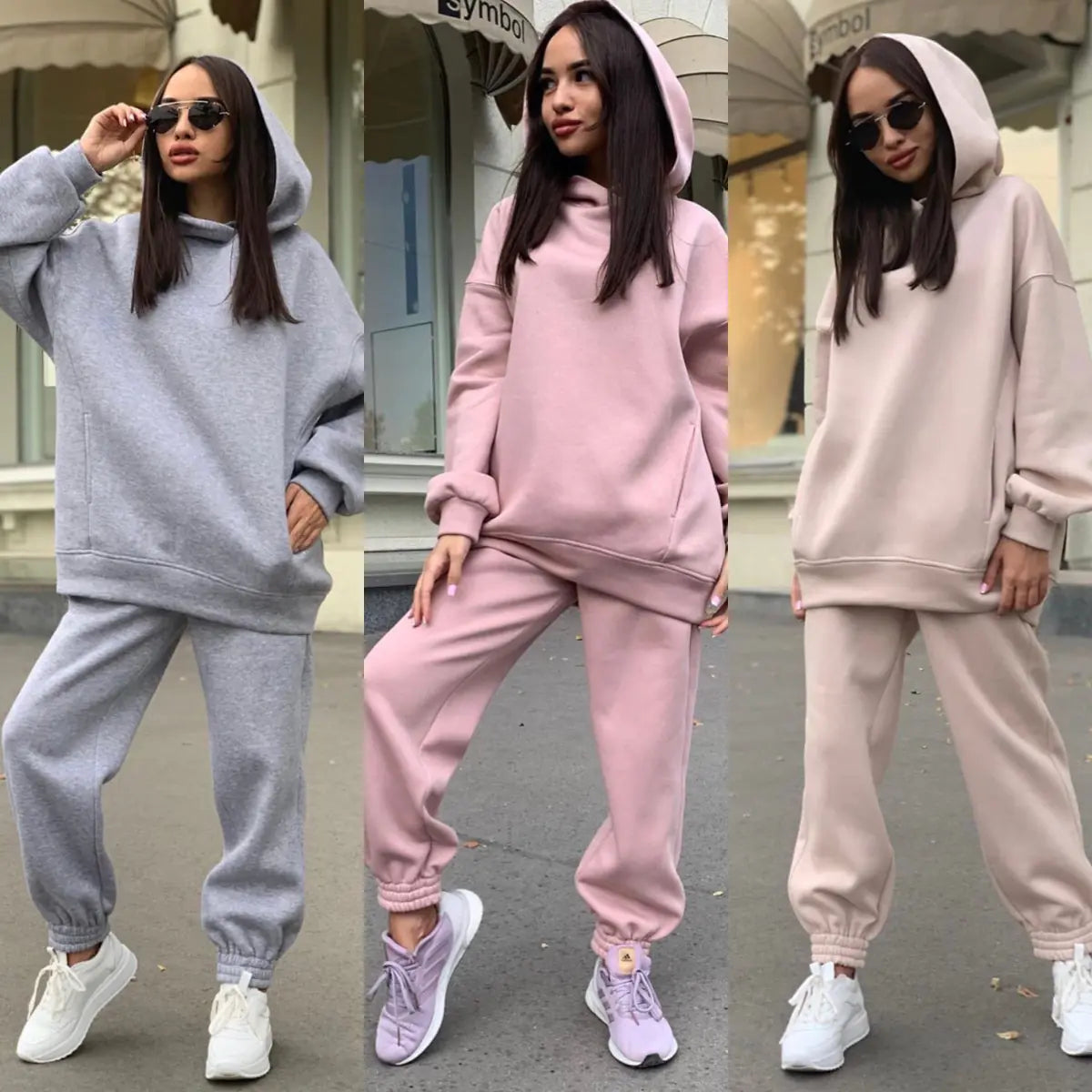Hoodie & Casual 2-Piece Set
