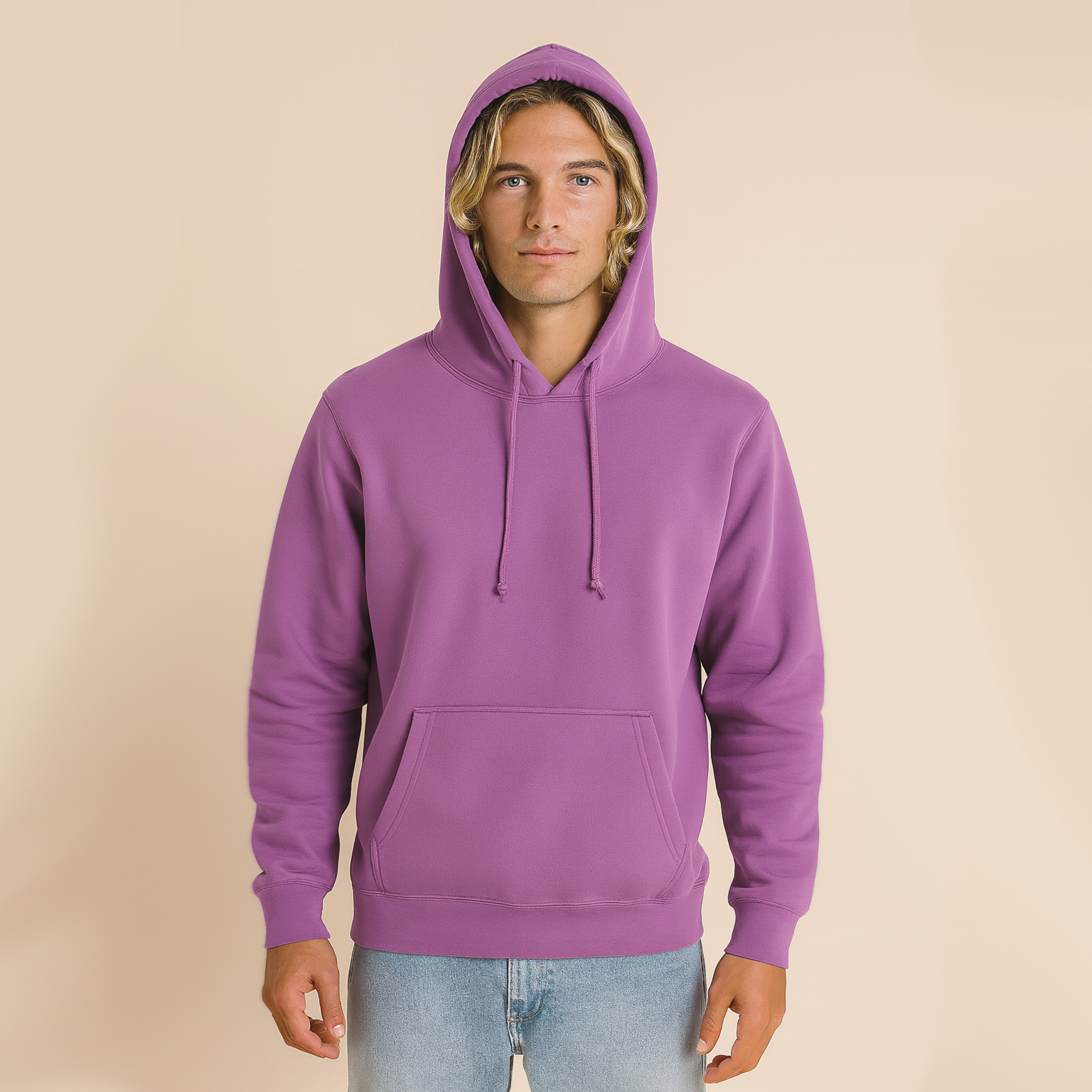 Unisex Cotton Pullover Hoodie