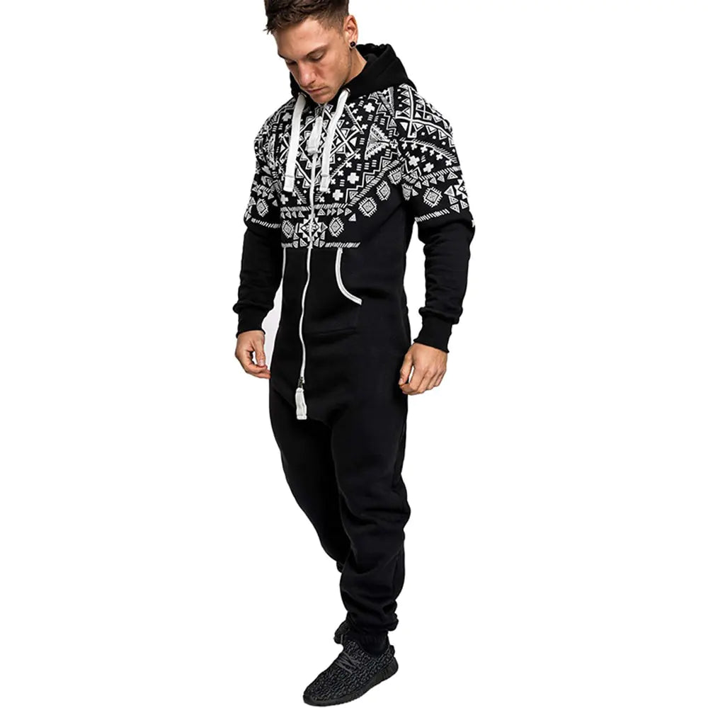 Printed Men's Onesie