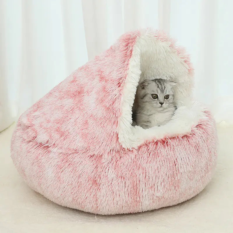 Shell-Shaped Bed for Cats and Dogs