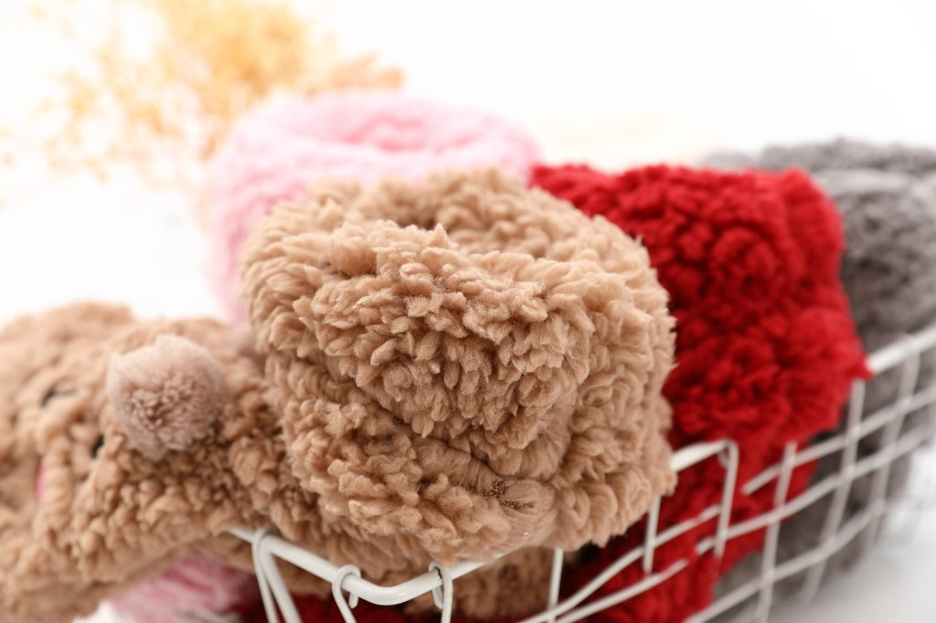 Cartoon Lambswool Anti-Slip Socks