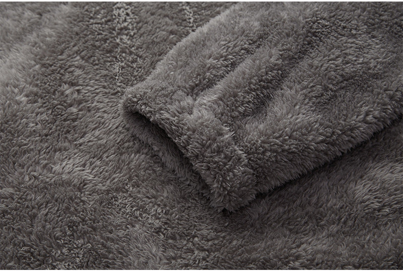 Cute Coral Velvet Winter Rabbit Onesie