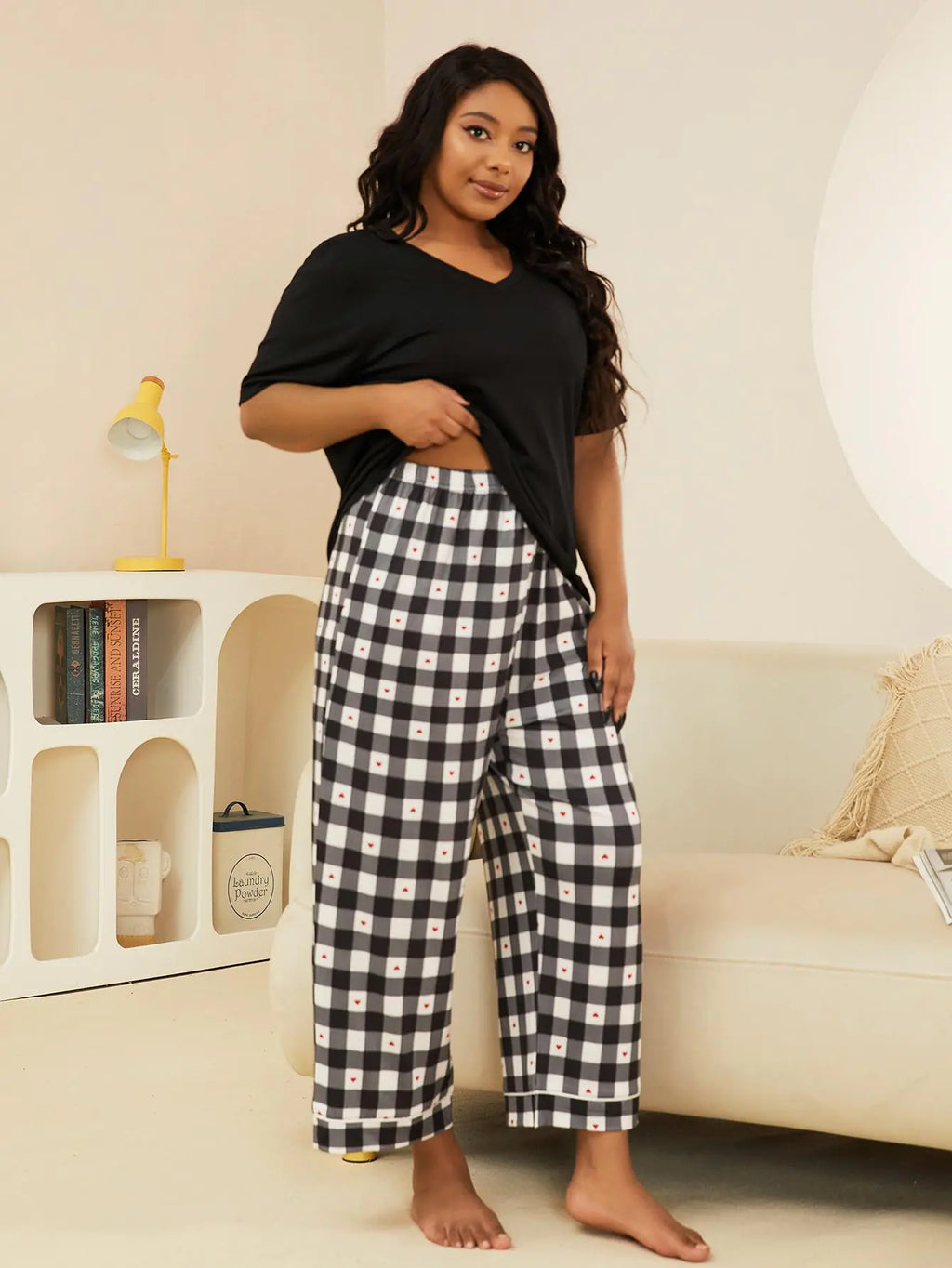 Plus Size Ladies Pyjama Set