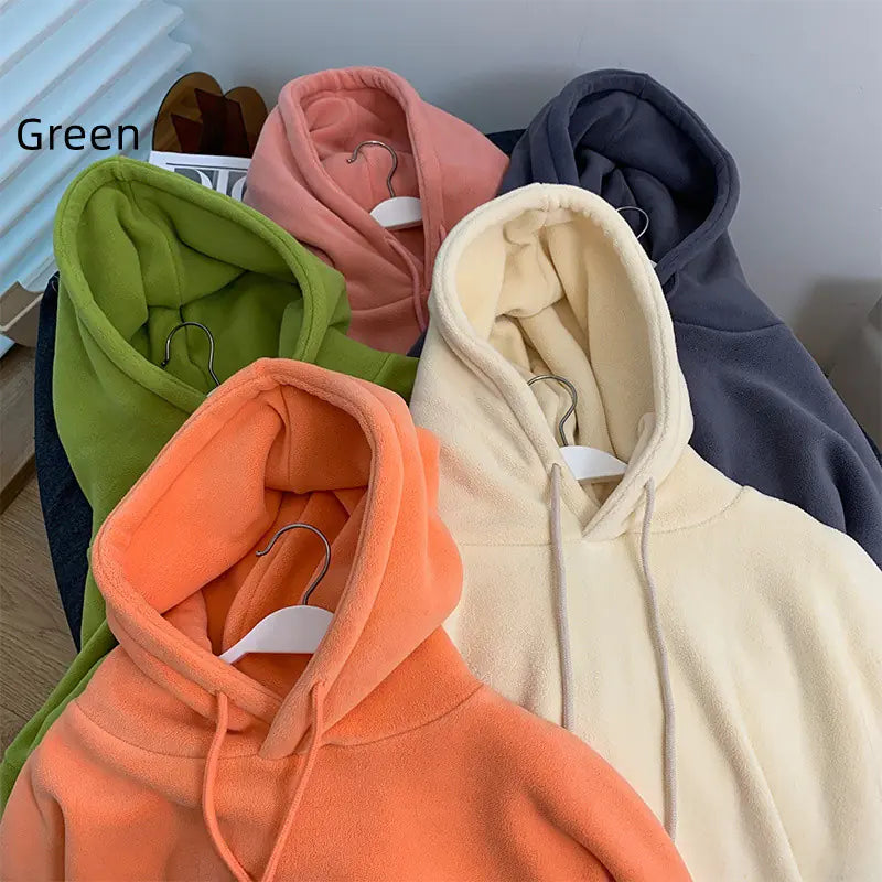 Ladies Thickened Fleece Hoodie