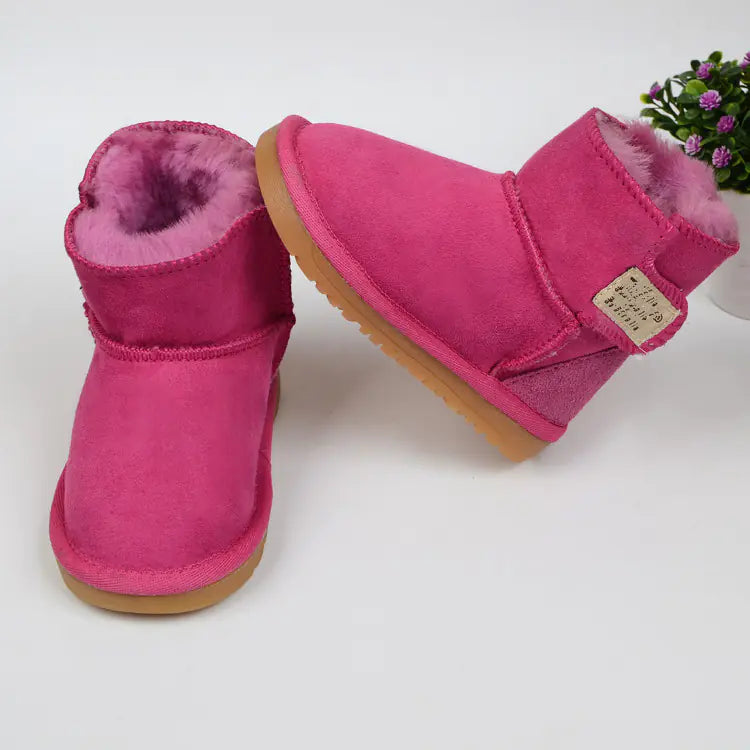 Kids' Sheepskin Snow Boots