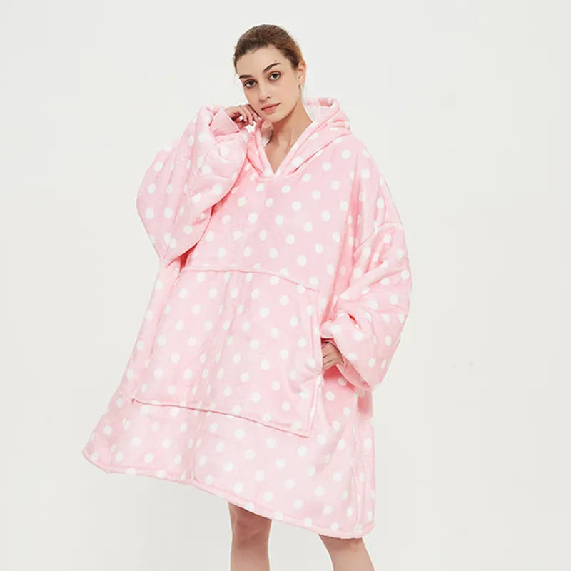 TV blanket outdoor cold and warm night gown