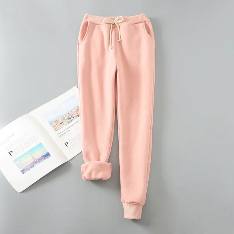 Women's Fleece Lined Loose Harem Sweatpants