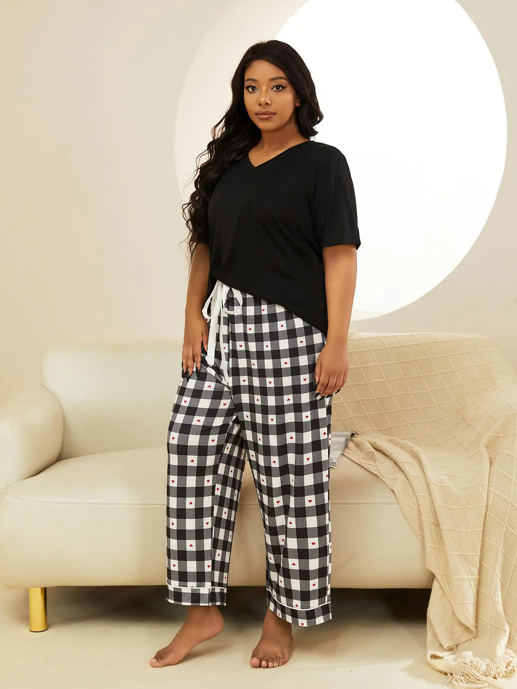 Plus Size Ladies Pyjama Set