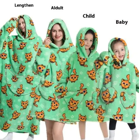 Family Lazy Blanket Hoodie