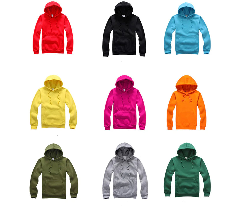 Unisex Cotton Pullover Hoodie