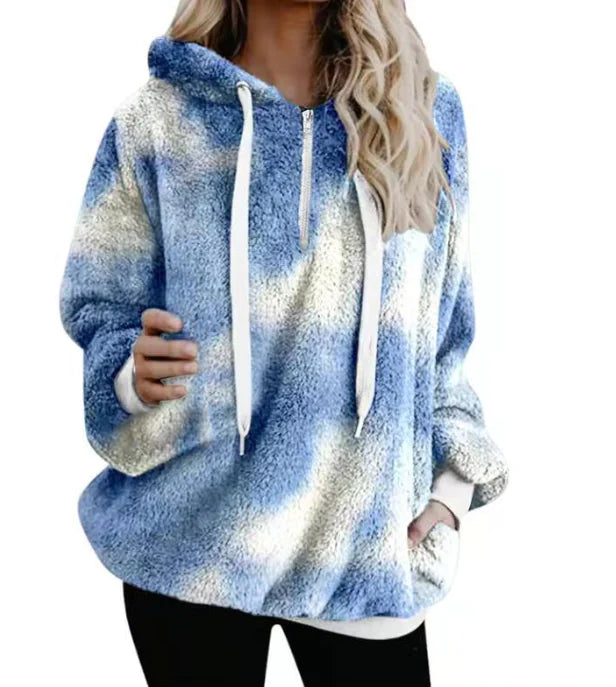Reversible Tie-Dye Hooded Sweatshirt